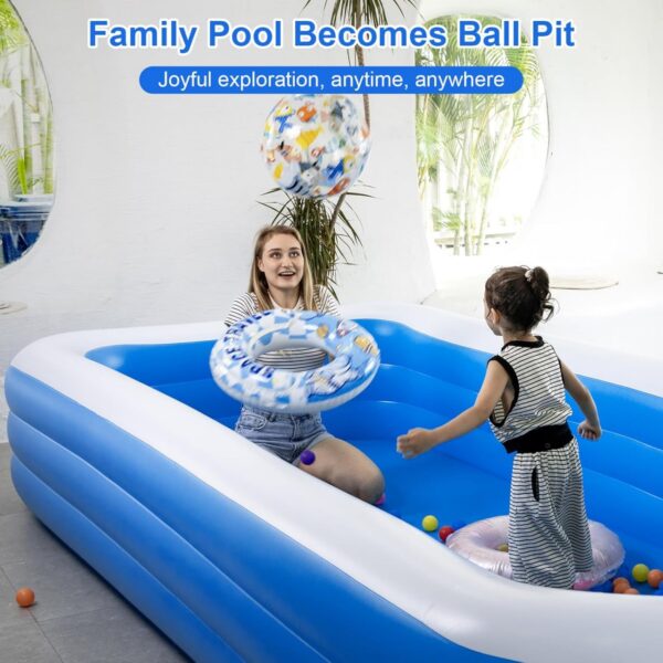 Inflatable Kids Swimming Pool - 210CM